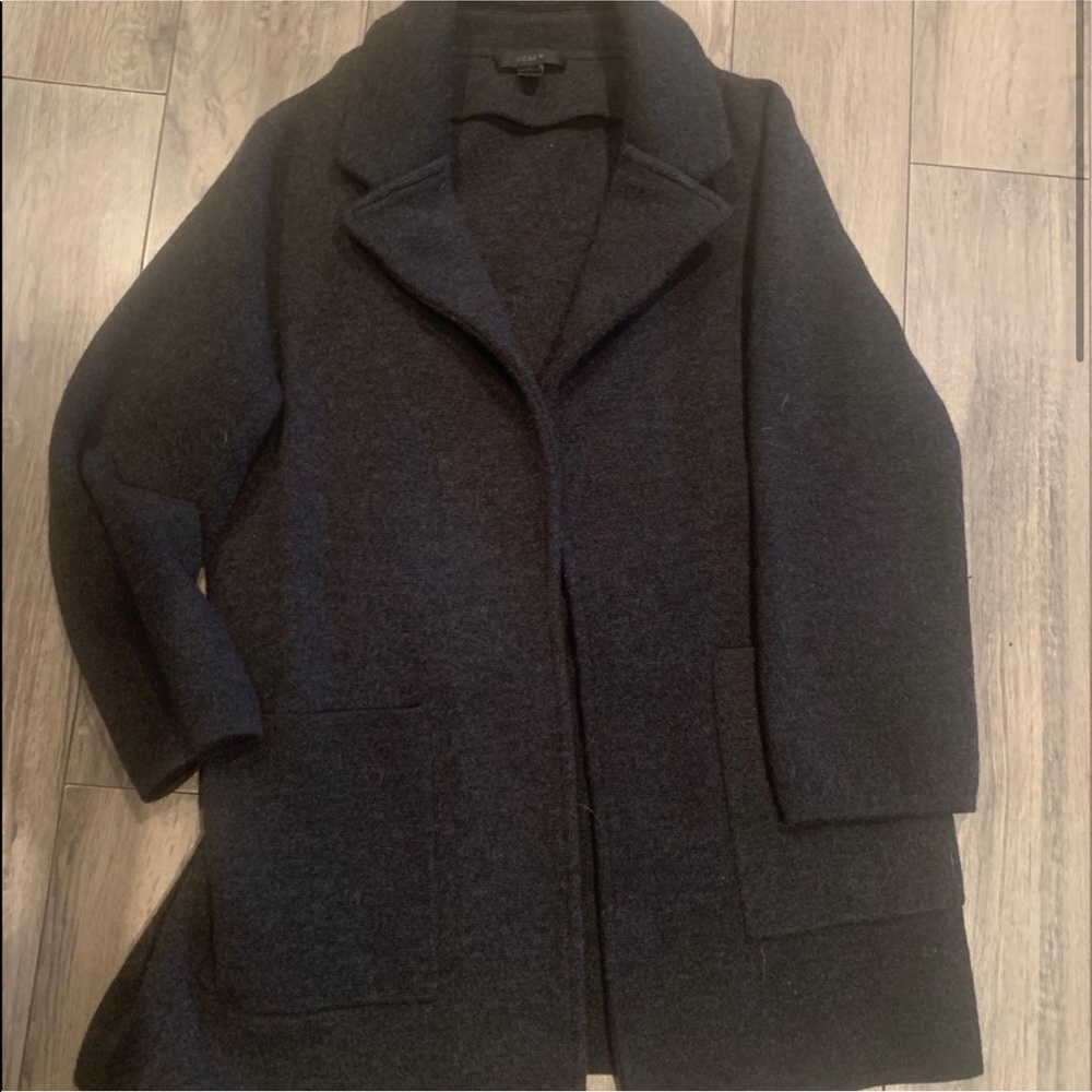 JCrew Wool Sweater Blazer